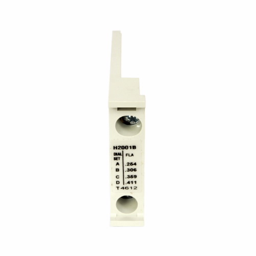 Product image for Cutler-Hammer H2001B-3 0.254 to 0.411 Amp Class 20 Standard Trip Overload Relay Heater Pack