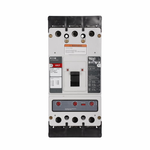 Product image for Cutler-Hammer HMCP400X5C 600 VAC 250 VDC 400 Amp 3-Pole Magnetic Molded Case Circuit Breaker