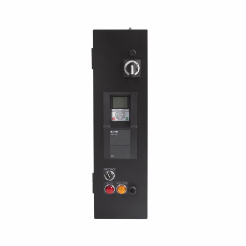 Product image for Cutler-Hammer HMX5D6A4NA H-Max Drive, 3 hp, 5.6A, 480V, IntelliDisconnect NEMA Type 1, No brake chopper, Software A, Frame size 4
