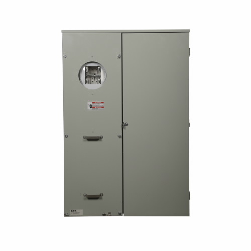 Product image for Cutler-Hammer HP404040SHL Cutler-Hammer series Housing panel, 400A, 120/240V, BRH/BWH Secondary Ciruit, Aluminum Bus Material, Lever bypass, NEMA 3R Enclosure, Underground Feed Type, 22 kAIC Interrupt R
