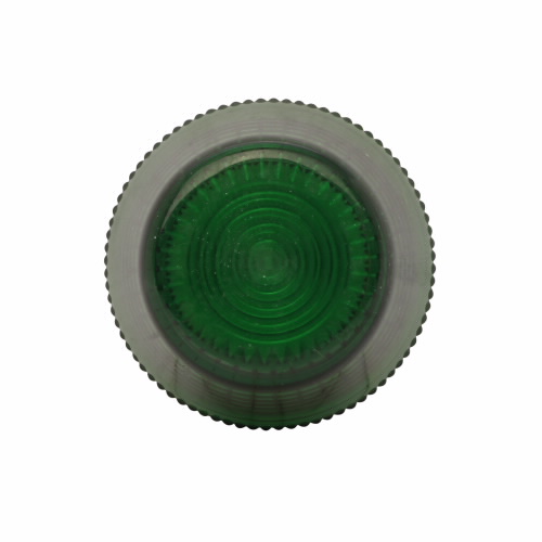Product image for Cutler-Hammer HT8LG HT800 pushbutton lens, HT800 series, Watertight and Oiltight Replacement Lens, Green, Plastic, Replacement lens
