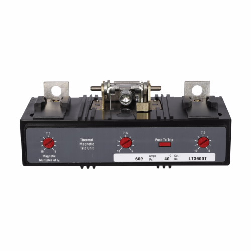 Product image for Cutler-Hammer LT3300T molded case circuit breaker accessory trip unit, Trip unit, 300 A, Three-pole, Non-interchangeable thermal magnetic, LT, Frame J-K, Series C