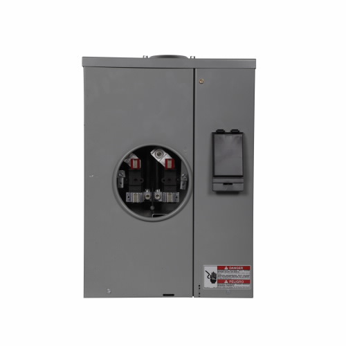 Product image for Cutler-Hammer MBB200BTSCR Eaton's Retrofit Meter Breaker, 200A, Aluminum Bus, Overhead/underground, Surface mounting, Four-jaws, Single-phase, Ring Type, 120/240V
