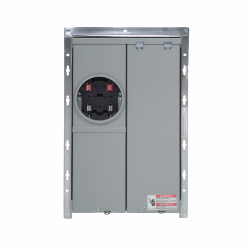 Product image for Eaton Electrical MBE1224B100BTF 120/240 VAC 100 Amp 1-Phase 3-Wire 1 Inch NEMA 3R Flush Mount Residential Meter Breaker