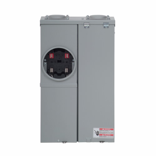 Product image for Cutler-Hammer MBE1224B100BTS 120/240 VAC 100 Amp 1-Phase 3-Wire 1 Inch NEMA 3R Surface Mount Residential Meter Breaker