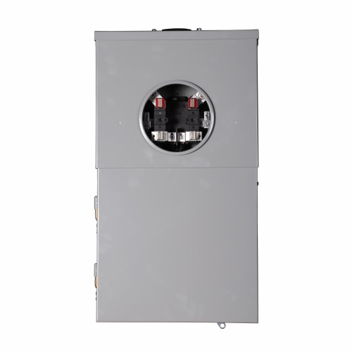 Product image for Eaton Electrical MBE1224B100TS 120/240 VAC 100 Amp 1-Phase 3-Wire 1 Inch NEMA 3R Surface Mount Residential Meter Breaker