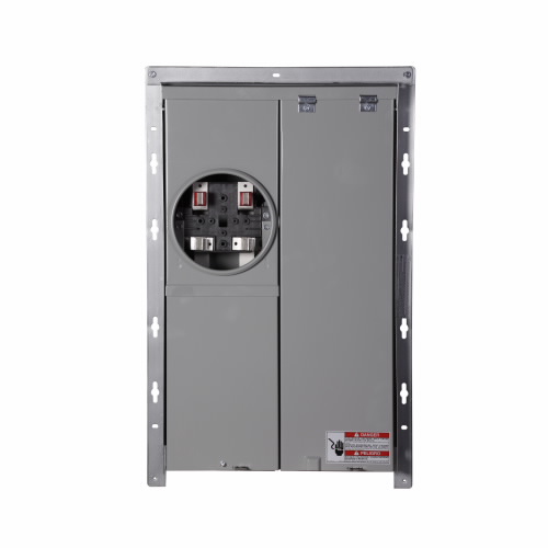 Product image for Eaton Electrical MBE24L125BTF 120/240 VAC 125 Amp 1-Phase 3-Wire 1 Inch NEMA 3R Flush Mount Residential Meter Breaker