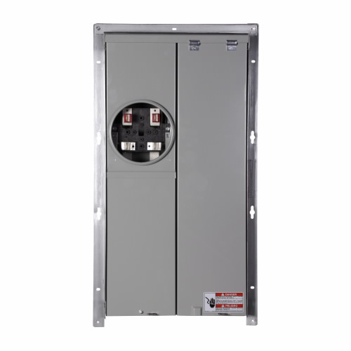 Product image for Eaton Electrical MBEB200BTF 120/240 VAC 200 Amp 1-Phase 3-Wire 1 Inch NEMA 3R Flush Mount Residential Meter Breaker