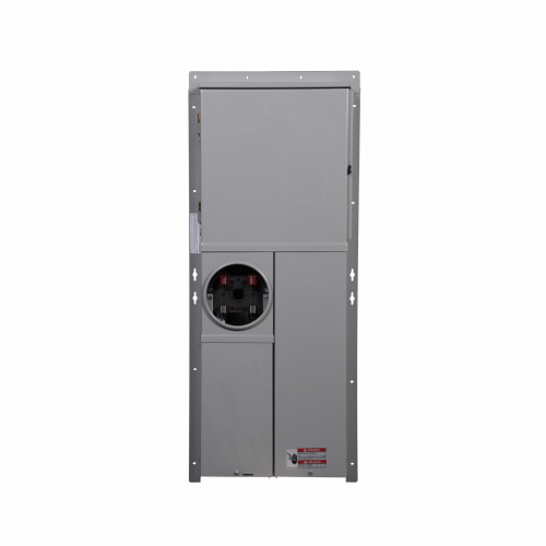 Product image for Cutler-Hammer MBED1836B125BF Meter Breaker EUSERC Type BR , 7 in deep design, BW2125 main breaker,125A,120/240V,Ring,18 spaces,36 circuits, 10 kAIC, Semi-flush/stucco mounting, Aluminum bus, UG feed, Fo