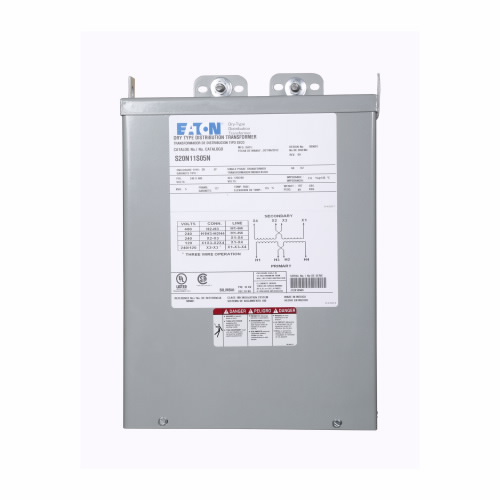 Product image for Cutler-Hammer S10N06A05N General purpose encapsulated transformer, buck-boost general-purpose encapsulated transformer, EP, aluminum, NEMA 3R, 177, 60 Hz, single-phase, 120 V, 240 V, 16/32 V, NONE, 115