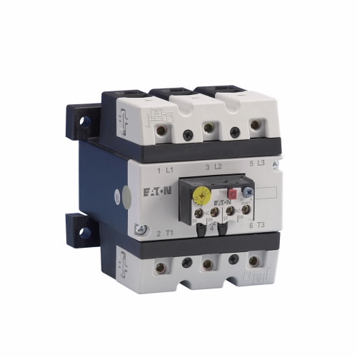 Product image for Cutler-Hammer XTOB150GC1 XT IEC bimetallic overload relay, 120-150A overload range, 90 mm Frame size, 1NO-1NC contact configuration, Direct to contactor mounting, used with 80-170A contactor, 10A trip t