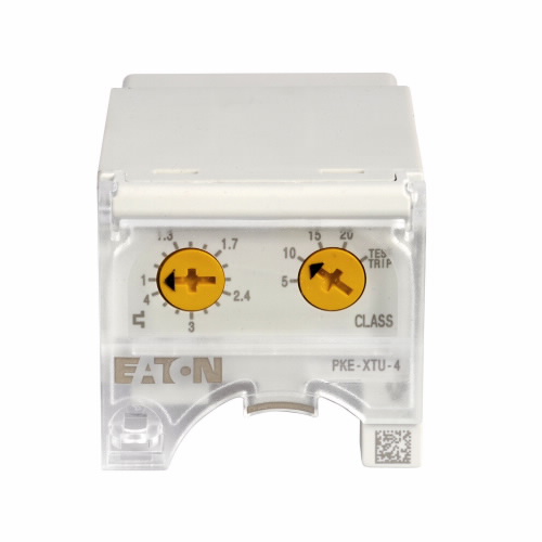 Product image for Cutler-Hammer XTPEXT012B IEC motor control IEC Manual Motor Protector Standard Trip Unit, 3-12A overload range, B Frame size, used with PE012B, PE032B, PKE-U-12 trip type