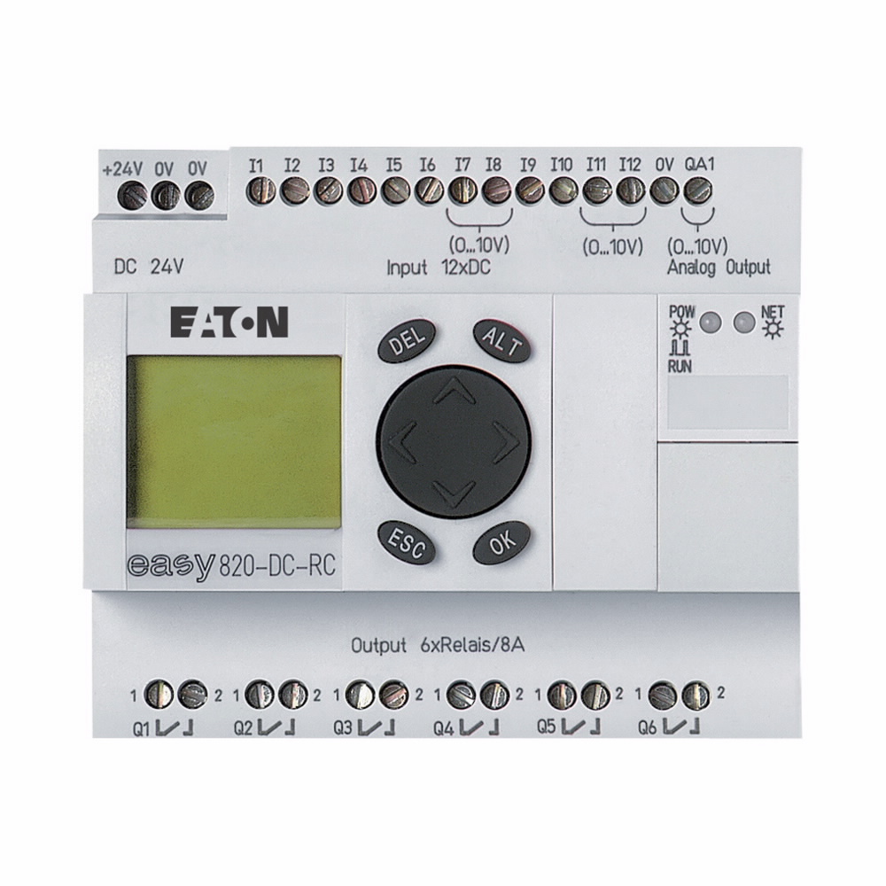 Product image for ETN EASY820-DC-RC CONTROL REL 24 V
