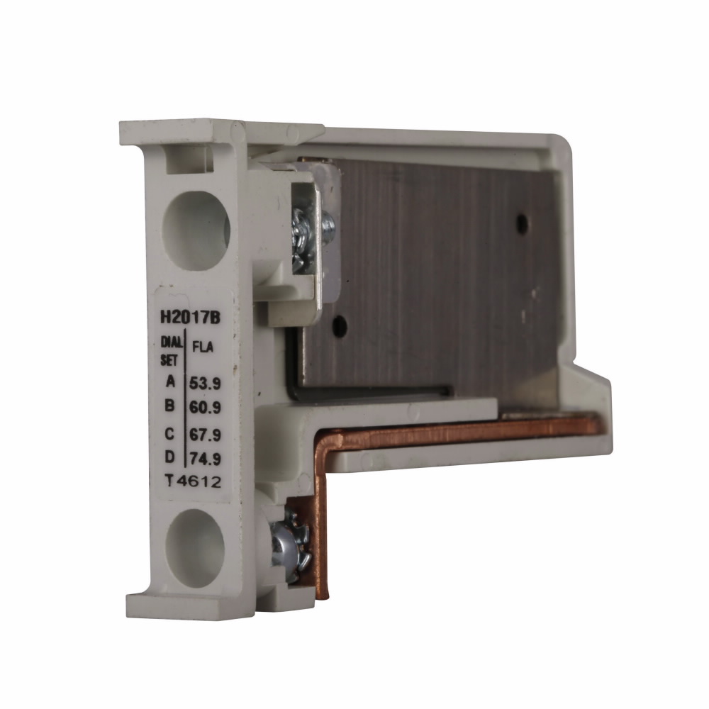 Product image for Cutler-Hammer H2017B-3 53.9 to 74.9 Amp Class 20 Standard Trip Overload Relay Heater Pack