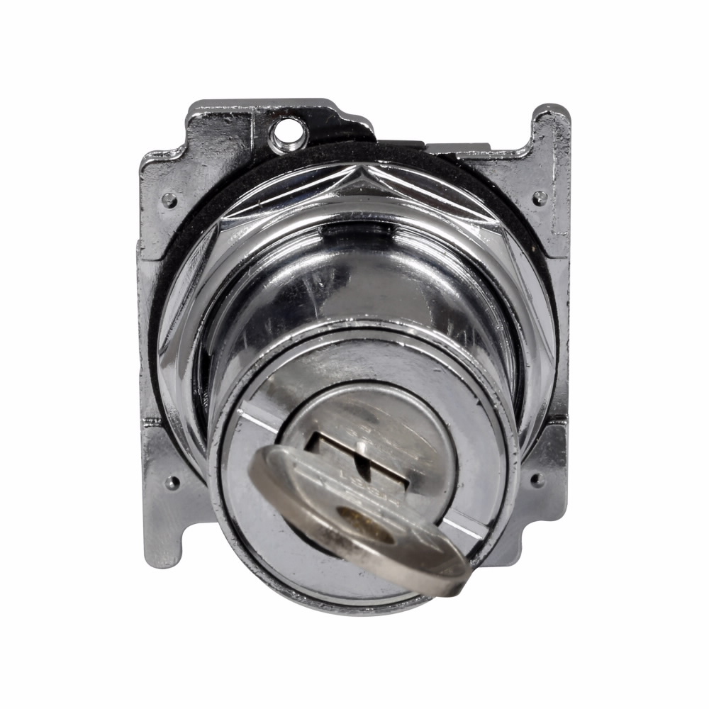 Product image for Eaton Electrical 10250T16111 30.5 mm 2-Position Maintained Black Die-Cast Zinc IP65 Non-Illuminated Selector Switch Operator