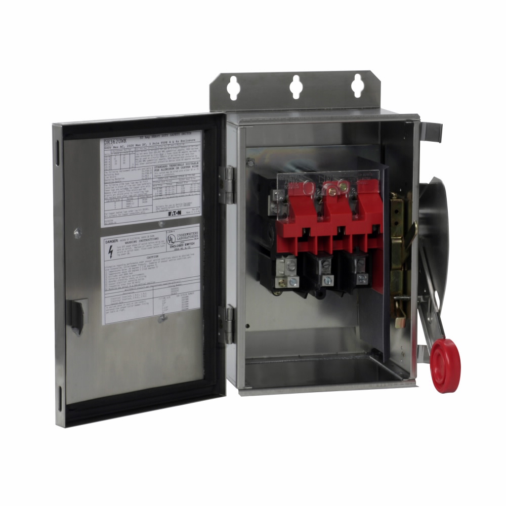 Product image for ETN DH362UWK-GCL 60A/3P HD NF Sfty