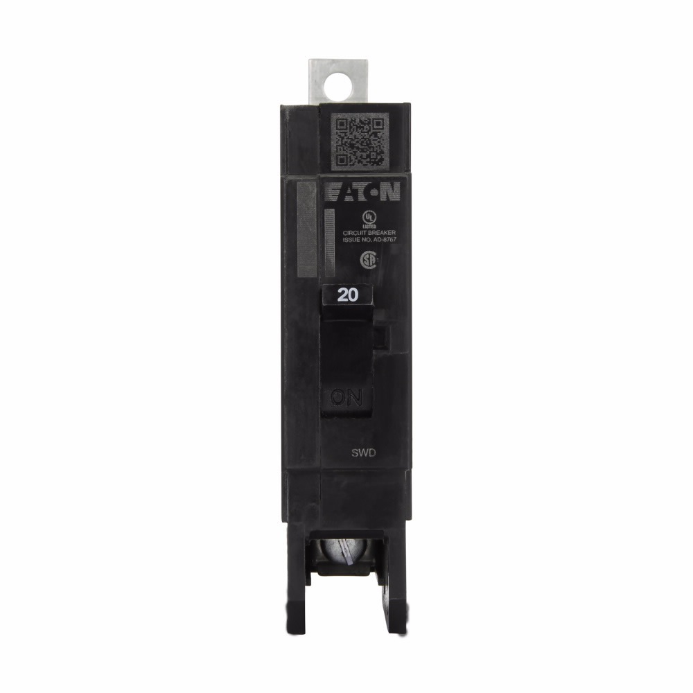 USED Cutler Hammer GHB1020 Circuit Breaker 20 Amps 277VAC 1 Pole 