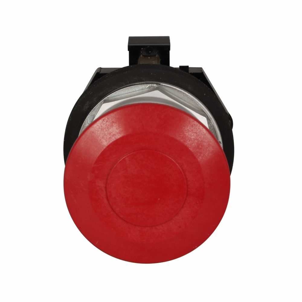 Product image for Cutler-Hammer HT8DBRB HT800 pushbutton, 30.5 mm, Watertight/Oiltight-HT800, Pushbutton, NEMA 1, 2, 3, 3R, 4, 4X, 12, Non-illuminated, Two position, Maintained push, maintained pull, Flat head mushroom h
