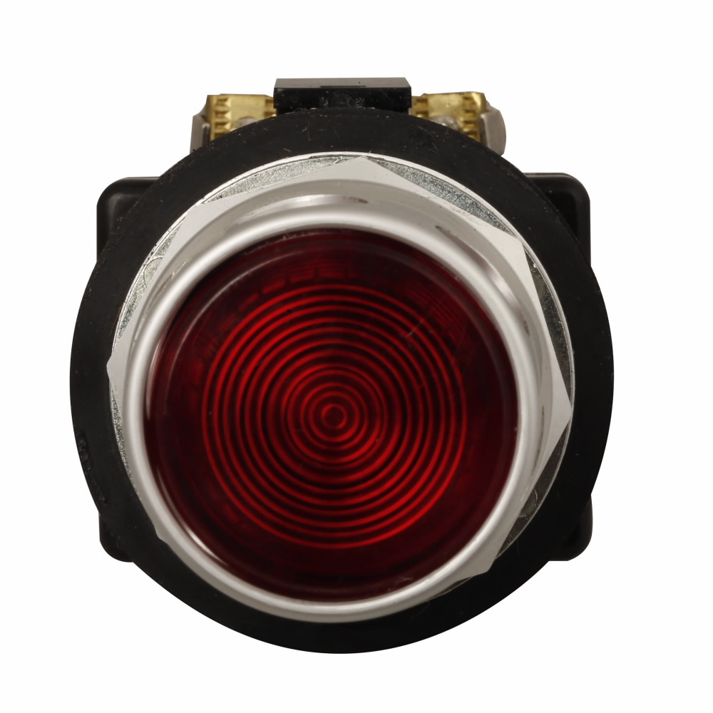 Product image for ETN HT8GDRV3 ILLUM RED PB w/ GUARD,