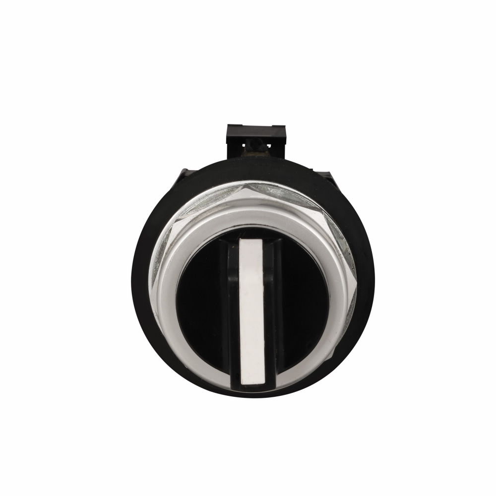 Product image for Cutler-Hammer HT8JBH1DAA5 HT800 pushbutton, 30.5 mm, Watertight/Oiltight-HT800, Selector switch unit, NEMA 3, 3R, 4, 4X, 12 and 13, Non-illuminated, Three-position, Maintained, maintained, maintained, B