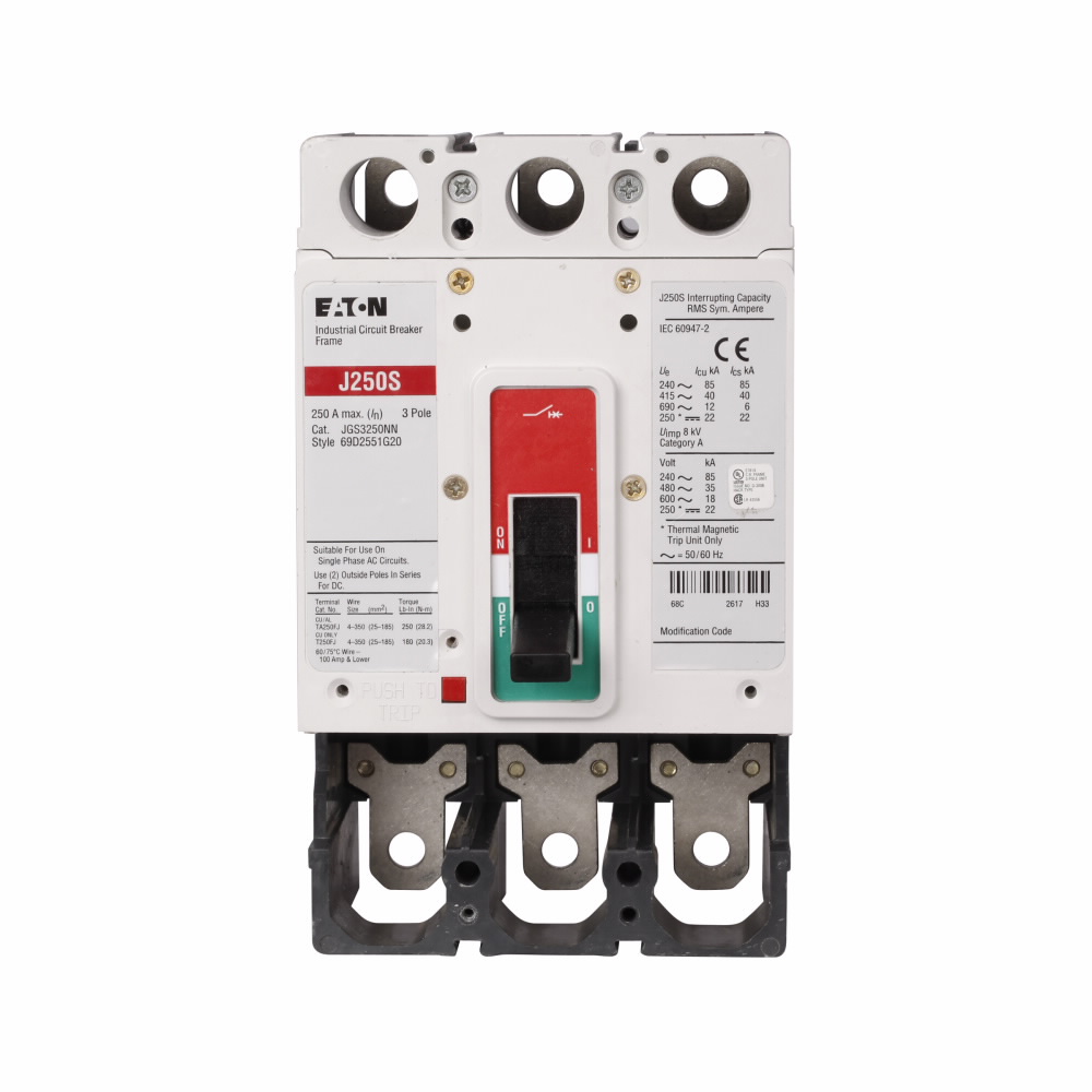 Product image for ETN JGS325035G 250 A, 3P, INDUSTRIA