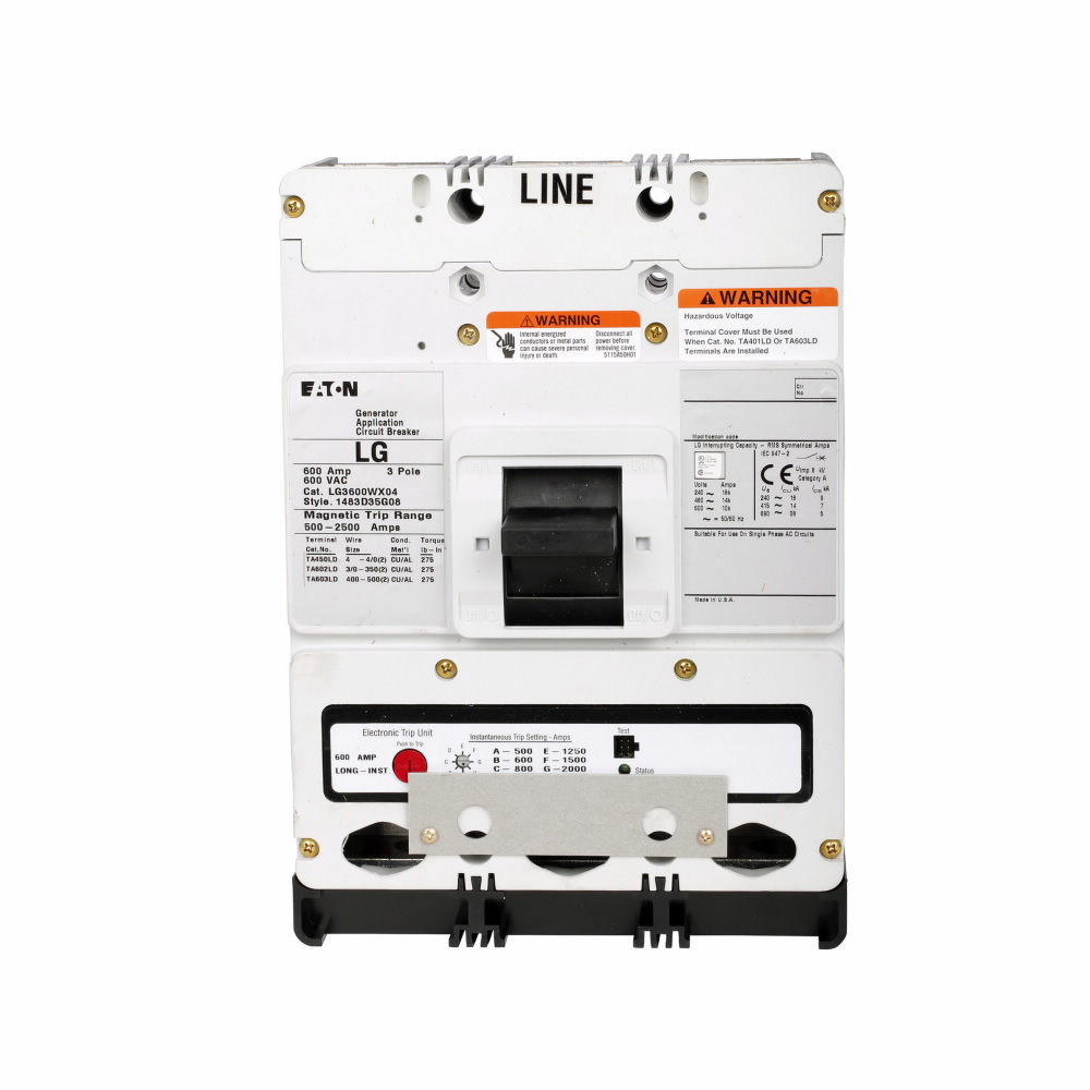 Product image for ETN LG3400 LD 3P 400 A Generator BR
