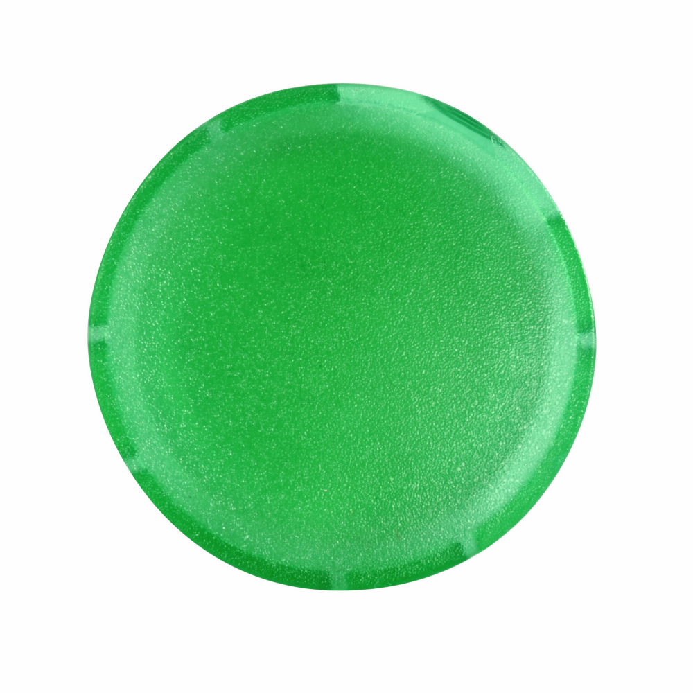 Product image for Cutler-Hammer M22-XDL-G-ETCH M22 modular pushbutton, Button lens, Flush, Green, IP67, IP69K, NEMA 4X, 21, Custom, Illuminated, Custom, 22.5 mm, M22