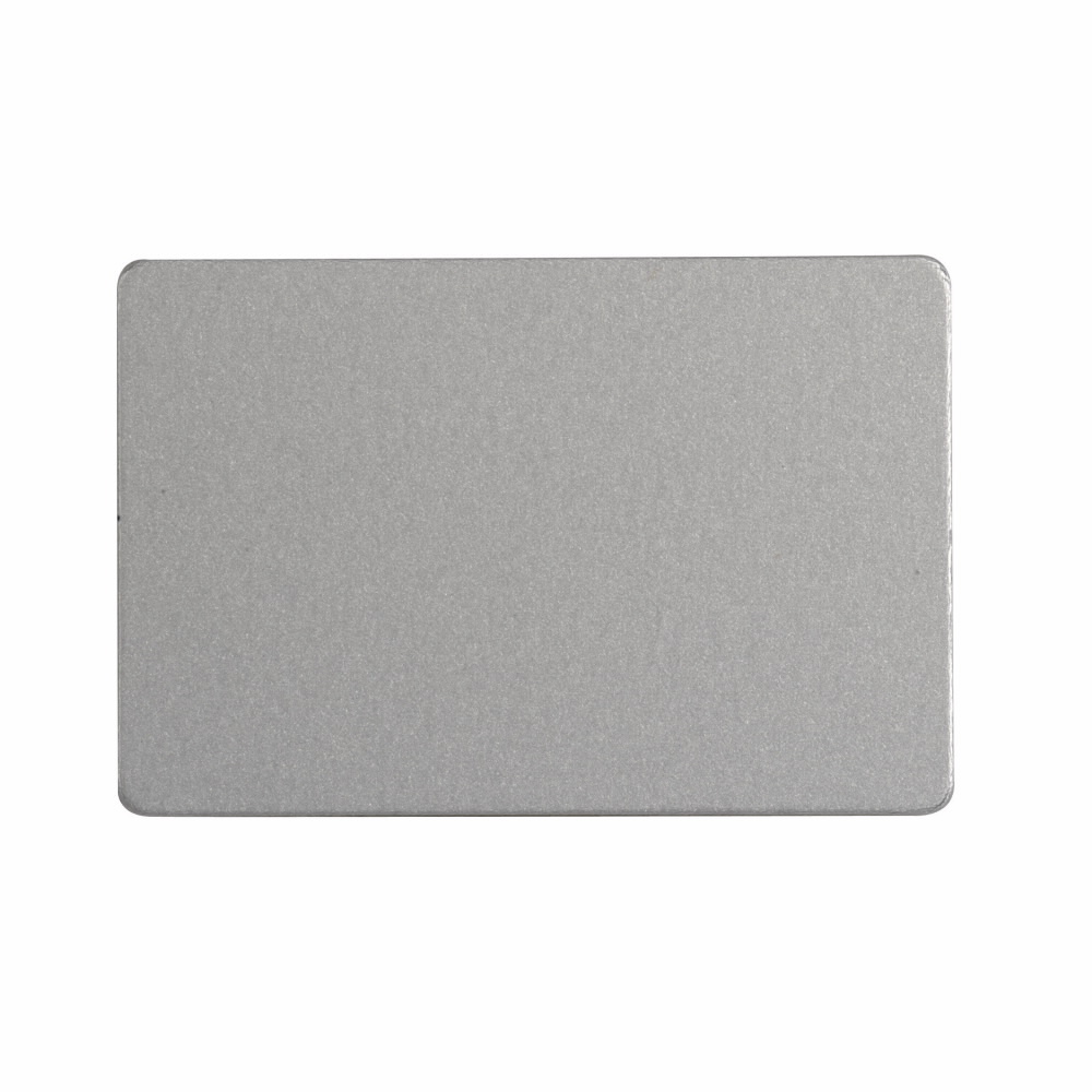 Product image for Cutler-Hammer M22-XST M22 Modular Pushbutton Insert Label, Blank, Silver, Aluminum, 18x27mm