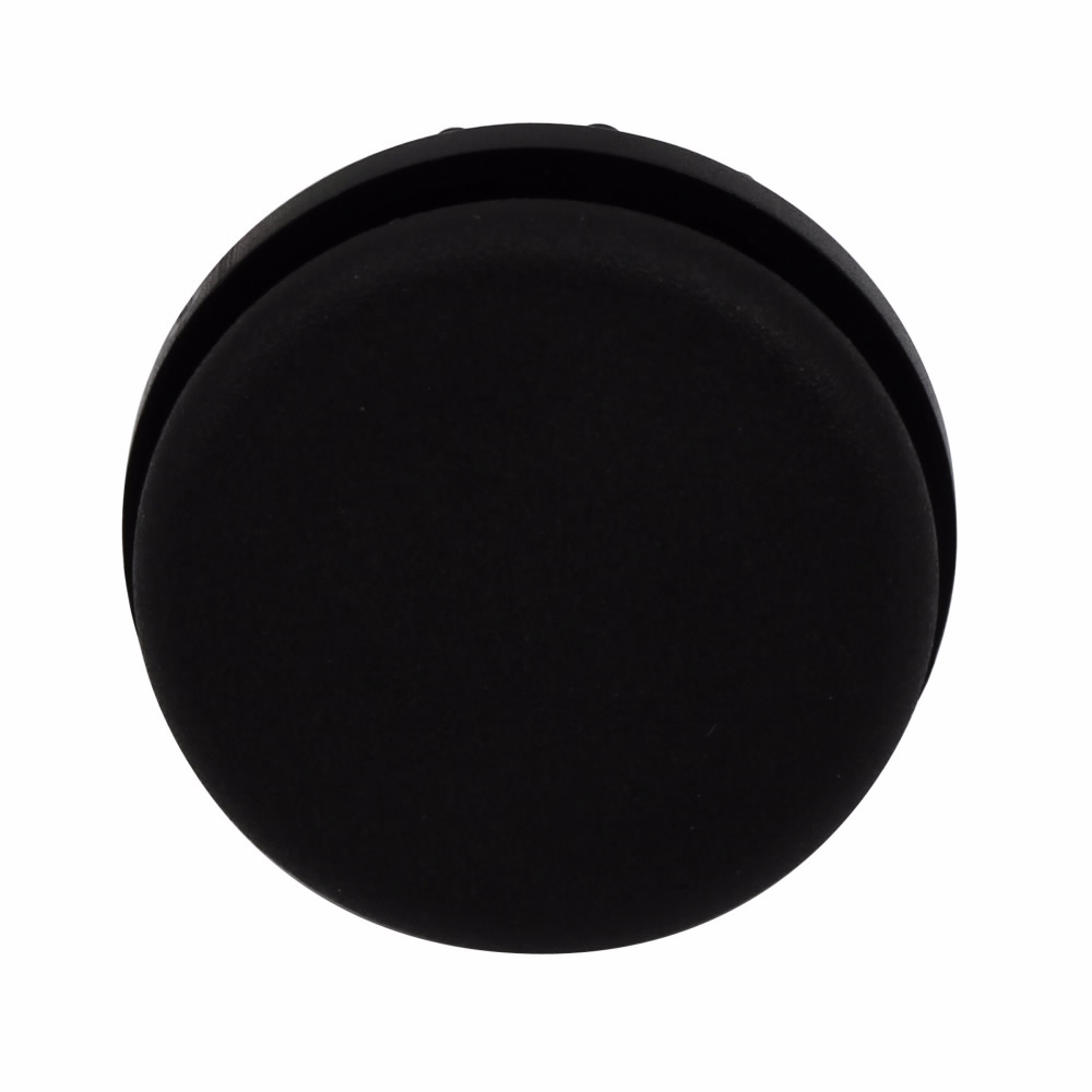 Product image for Cutler-Hammer M22S-B M22 Modular Pushbutton Blanking Plug, 22.5 mm, Button: Black, Type 3R, 4X