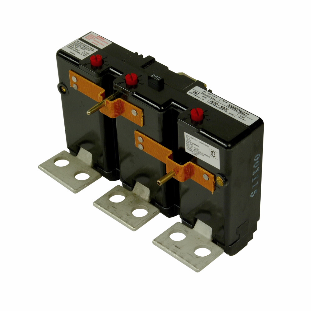 Product image for Cutler-Hammer NB3800P Classic complete molded case circuit breaker, NB, Fixed thermal, fixed magnetic trip, 3000-6000A trip rating, Three-pole, 800A, 600 Vac, 250 Vdc, 200 kAIC at 600 Vac, 100 kAIC at 2