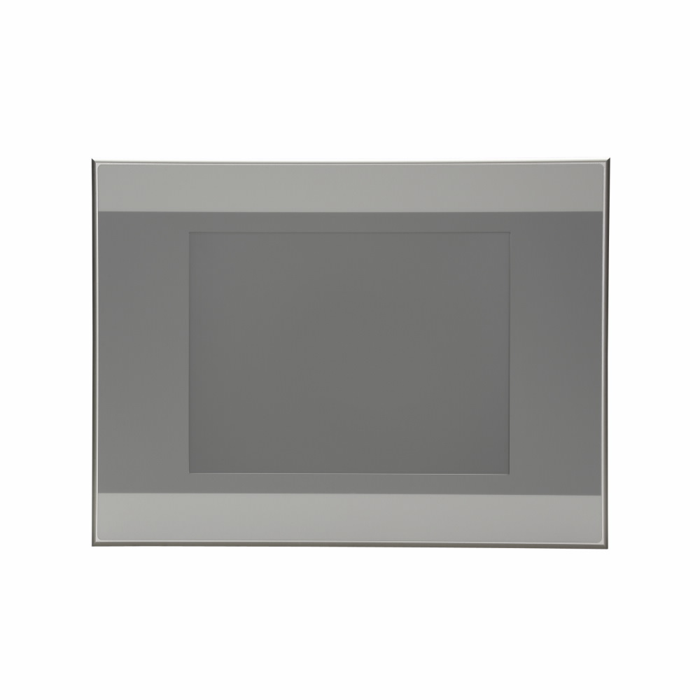 Product image for Cutler-Hammer XV-152-D4-10TVR-10 XV100 basic human machine interface (HMI), Programmable controller, Metal housing, 10.4 in TFT (WGA) resistive touch, Standard blank front bezel