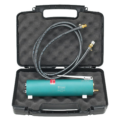 Product image for Panduit CT-600-A Crimp Tool, Pneumatic Includes Air Hose And Carrying Case