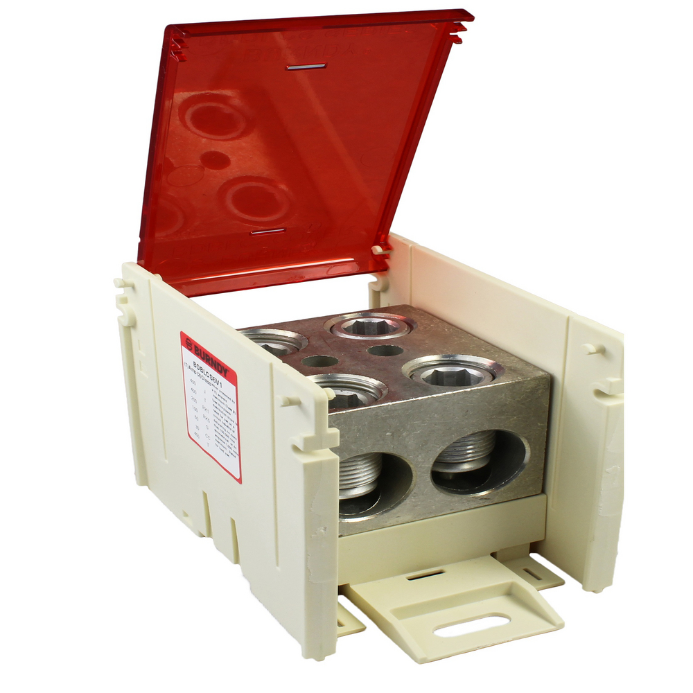 Product image for Burndy BDBLCSCOVER Hinged large cover for distribution block
