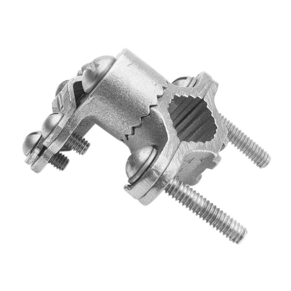 Product image for Burndy C22HD4/0DB Cast Bronze ground Clamps, 360 in L, 1-1/4"- 2" Water Pipe (Run), #8 - 4/0 Ground (Tap)