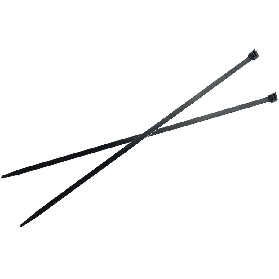 Product image for Burndy CT50400C0 UV Black1 Nylon 6/6 Cable Tie, 4" Max Bundle Dia, 50 Lbs, 1550" Long
