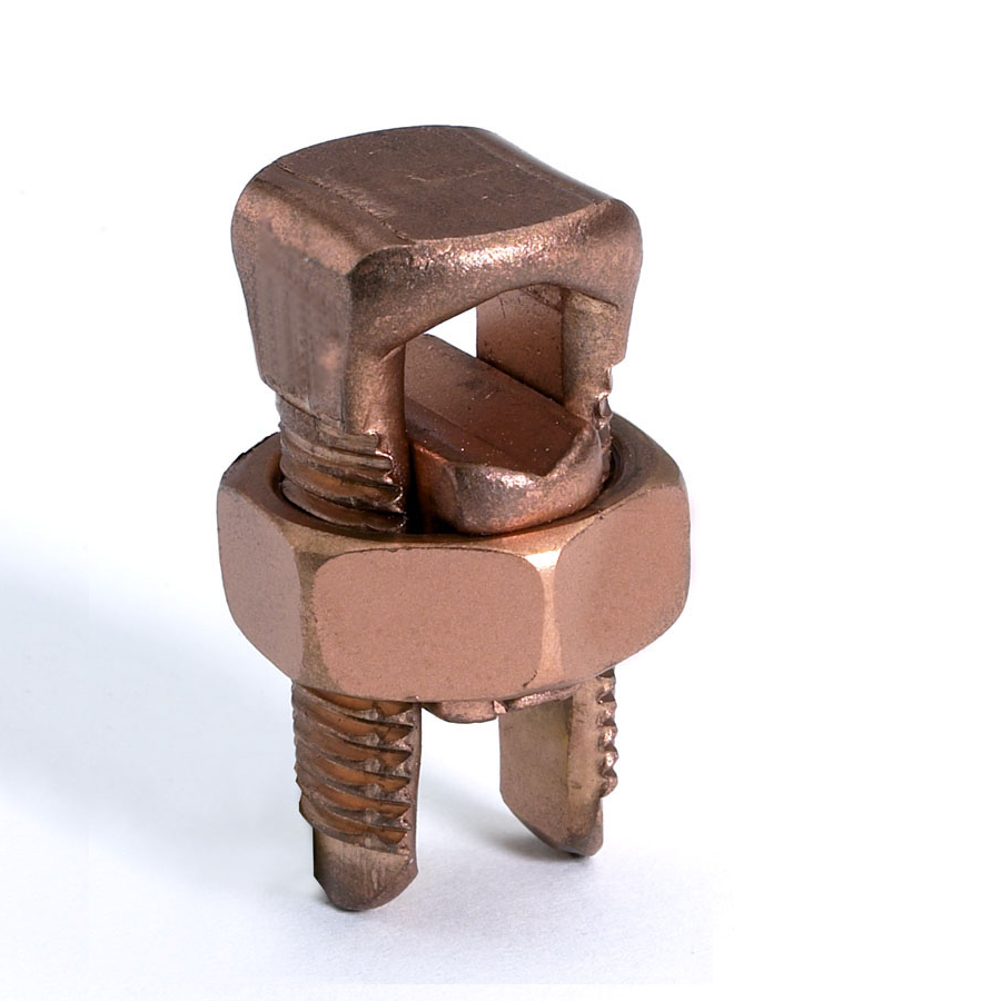 Product image for Burndy KS203 Copper Split Bolt, Cu: 8 AWG (Str)-4 AWG (Sol) (Run & Tap)