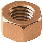 Product image for Burndy 38CHENBOX Silicon Bronze NUT ,3/8 Stud ,Thread series-Class 28