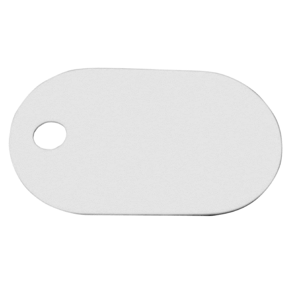 Product image for Burndy 145PTAG 94V0 Rated Plastic Flame Retardant Tag , White Nylon UL 94V0, 25 tags per polybag
