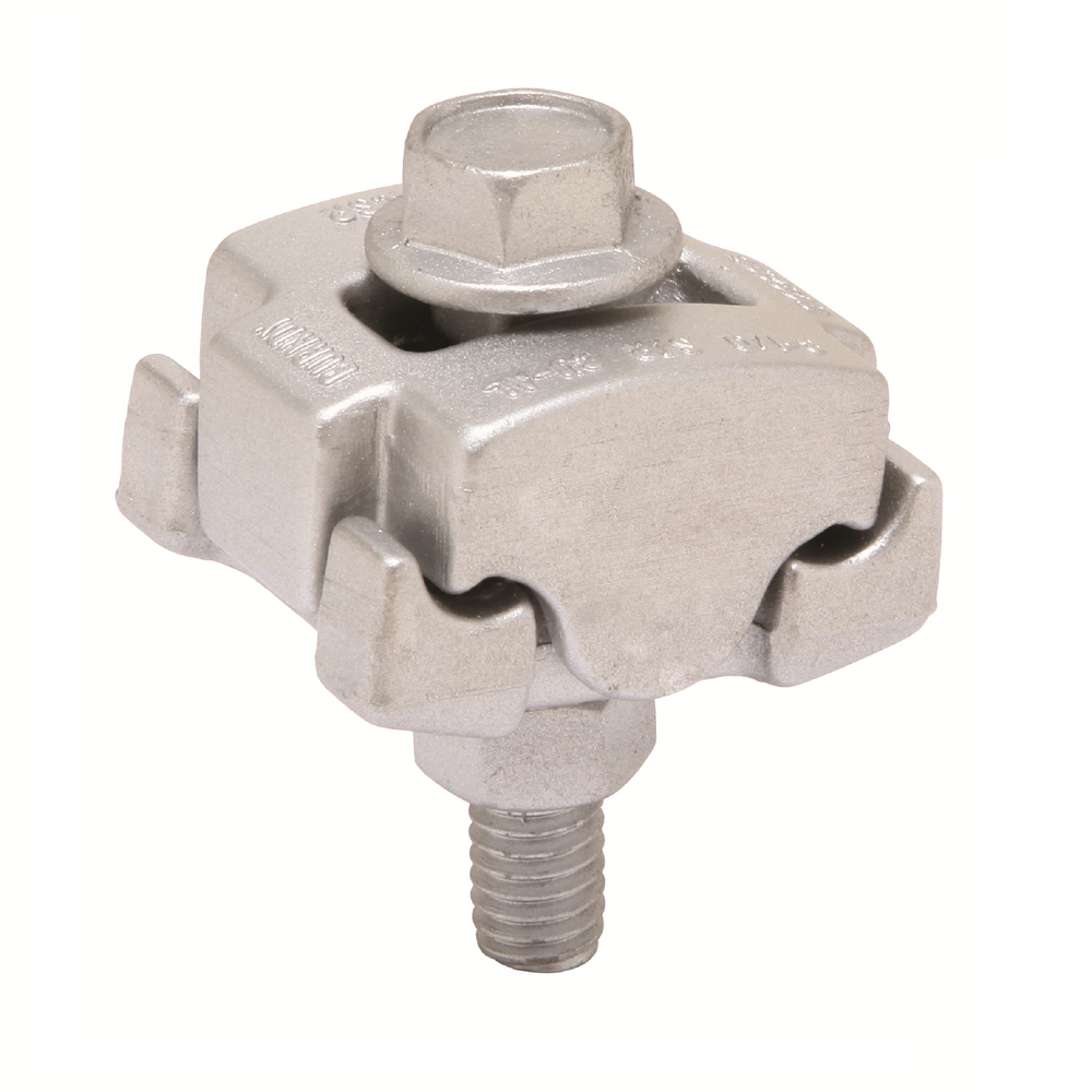 Product image for Burndy UCG25RS Multiple purpose parallel groove clamp made of high strength, high conductivity aluminum alloy Hardware allows for one of two wrench installation,length:1-3/8",width:1-5/8"