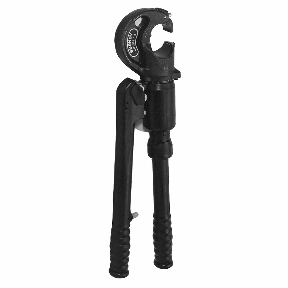 Product image for Burndy Y35 12T C-Head Crimper, #8 AWG - 750 kcmil CU/AL, up to 3/4" Ground Rod