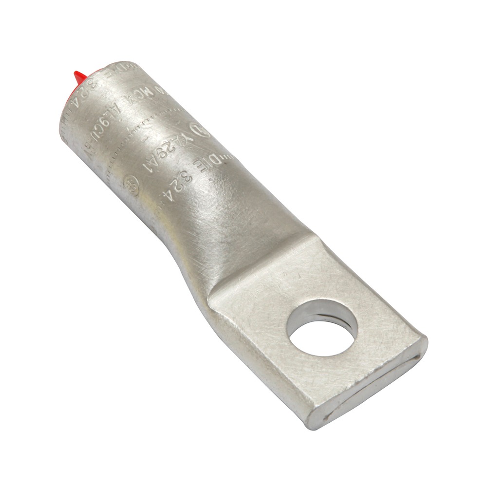 Product image for Burndy YA29A1 AL Terminal, AL9CU, Internal Chamfer, Tin Plated, Prefilled PENETROX™ A13, End Cap, UL/CSA, 90.C, Up to 35kV, Color Code, Die Index