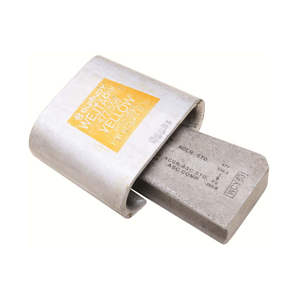 Product image for Burndy WCY63 Wejtap Assembly , Installed With Yellow Booster, Sum of diameters: 1500 (Max), 1297 (Min)