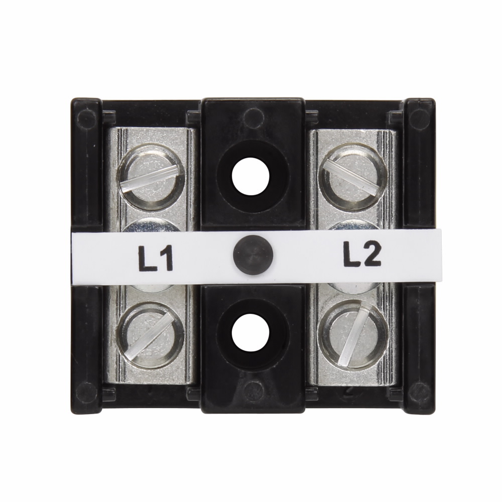 Eaton Bussmann series power terminal block, Power terminal block, Two-pole - 14002-2A