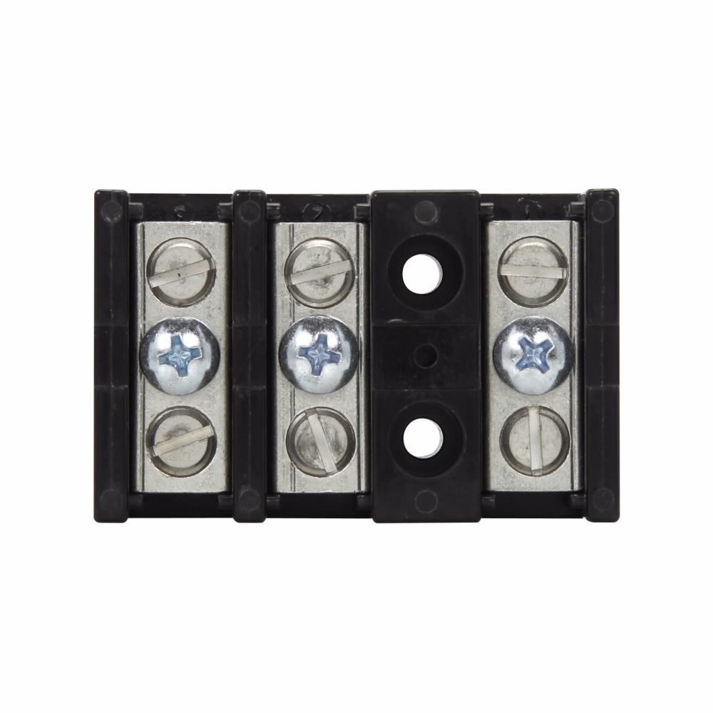 Eaton Bussmann series power terminal block, Power terminal block, Three-pole - 14002-3A