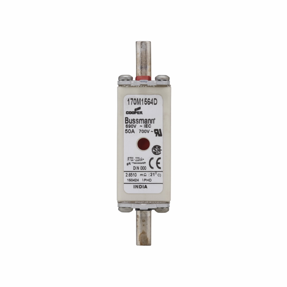 Product image for BUSS 170M1564D FUSE 50A 690V gR DIN