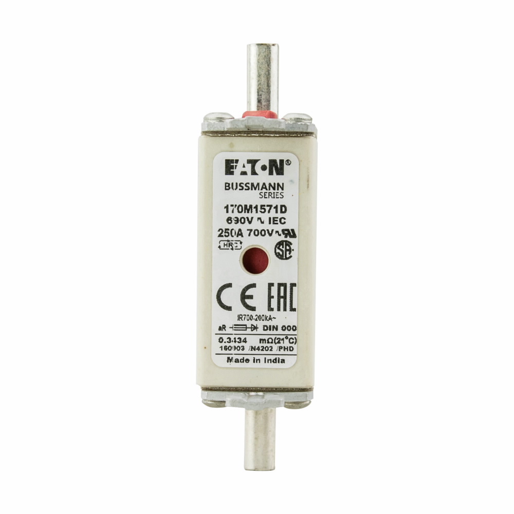 Product image for BUSS 170M1571D FUSE 250A 690V aR DI