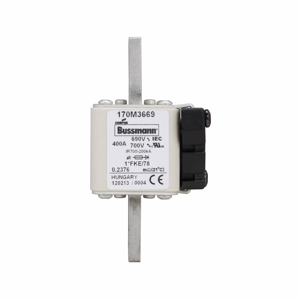 Product image for BUSS 170M3669 FUSE 400A 690V 1*FKE/