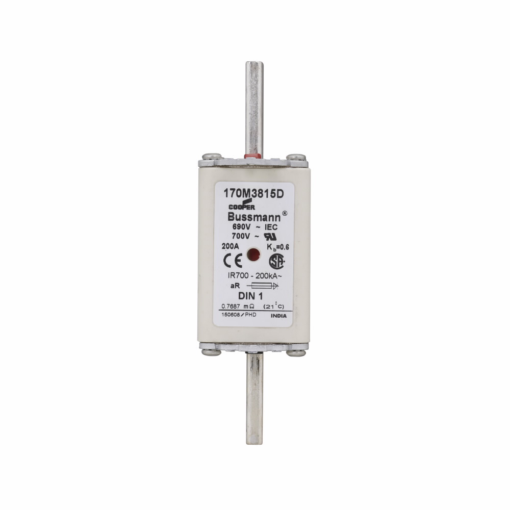 Product image for BUSS 170M3815D FUSE 200A 690V aR DI