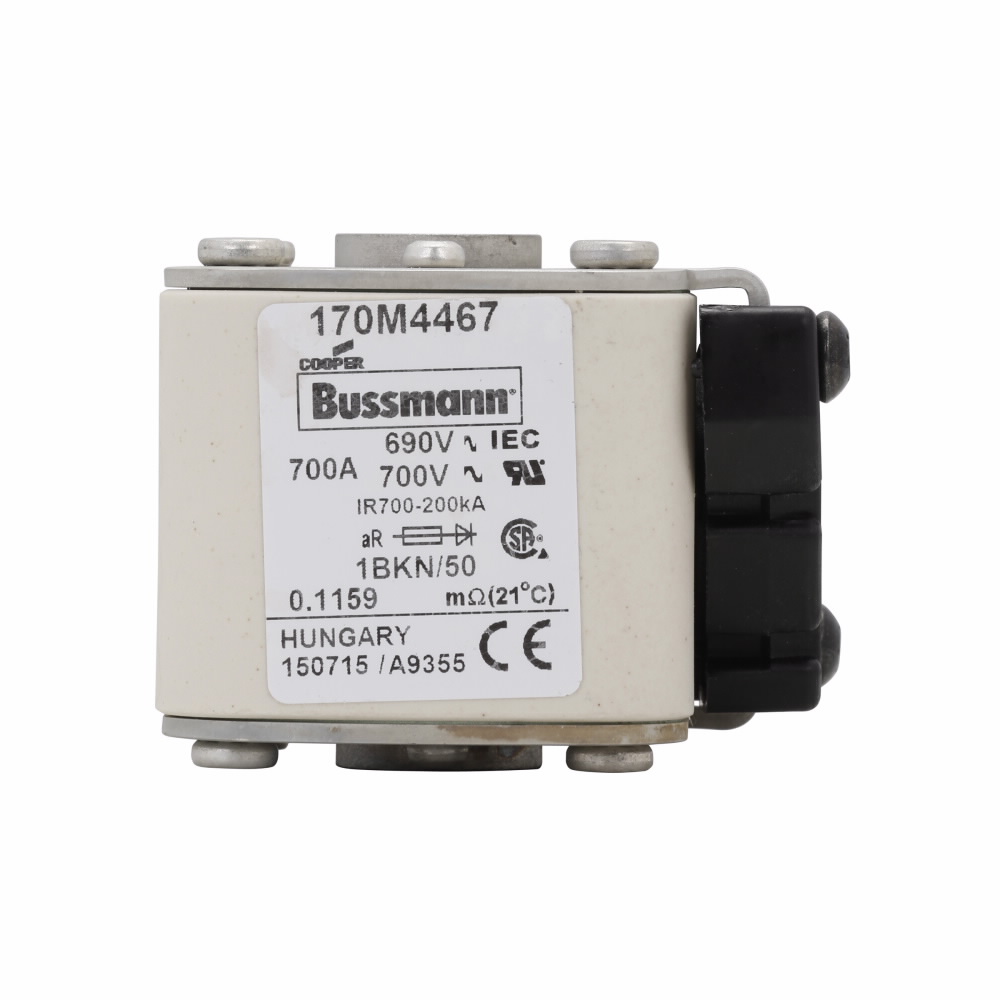Product image for BUSS 170M4467 FUSE 700A 690V 1BKN/5