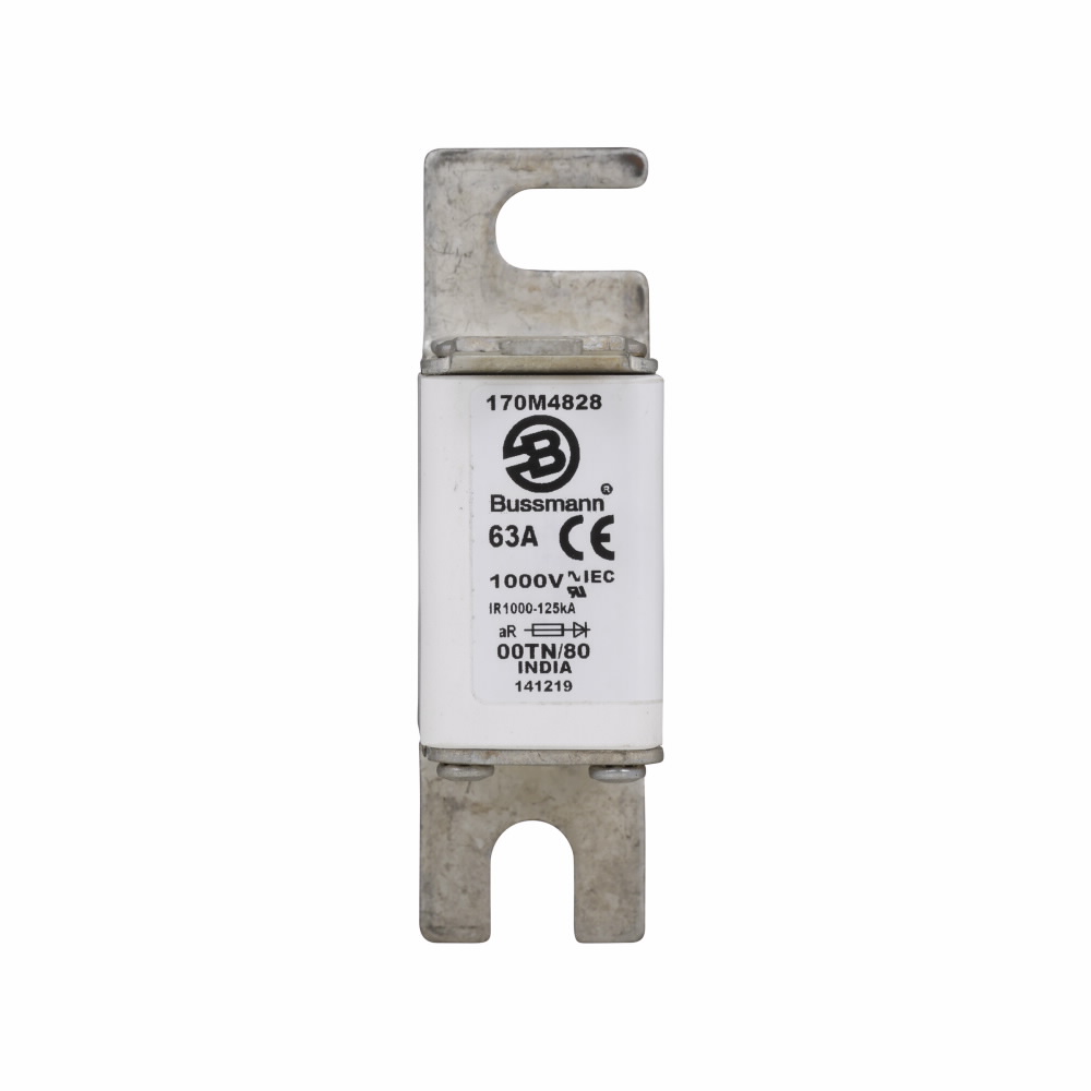 Product image for BUSS 170M4828 FUSE 63A 1000V 00TN/8